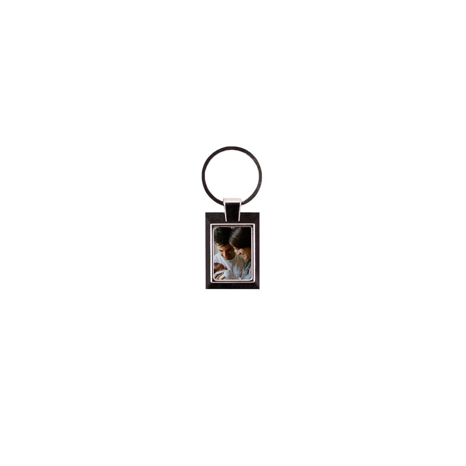 Personalized photo key ring | Rectangular