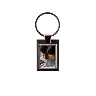 Personalized photo key ring | Rectangular