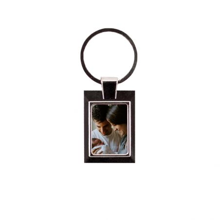 Personalized photo key ring | Rectangular