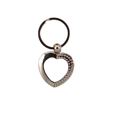 Personalized photo key ring | Heart