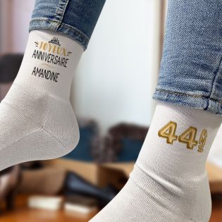 Pair of Personalized Socks Text and Photo