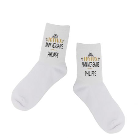 Pair of Personalized Socks Text and Photo