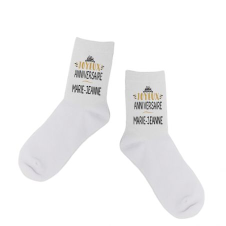 Pair of Personalized Socks Text and Photo