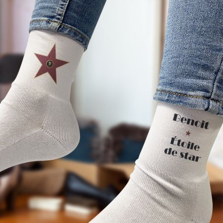 Pair of Walk of fame designer socks