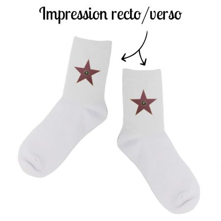 Cadeau chaussettes personnalisées - Hollywood