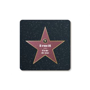 Cork coaster · Personalized Walk of Fame