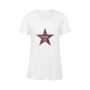 Customizable Hollywood V-neck t-shirt | Women