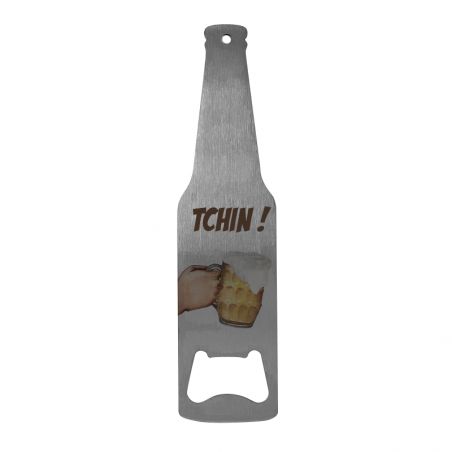 Bottle-shaped bottle opener