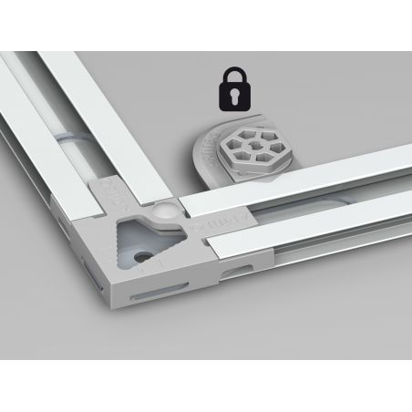 Back Frame Security Clip · 4 clips - 4 chevilles - 4 vis