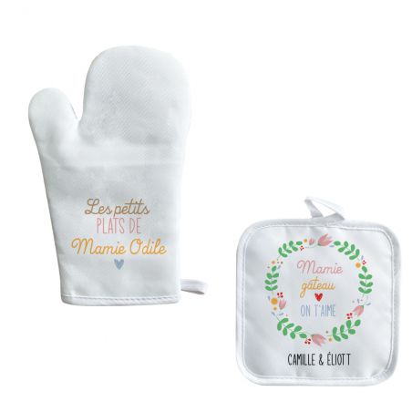 Kitchen Kit - Personalized cooking glove + potholder | Happy Mother’s Day