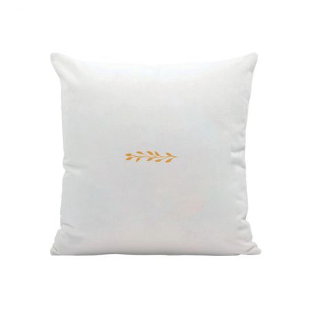 Coussin carré blanc "Le Trésor de Mamie" personnalisé avec Photo