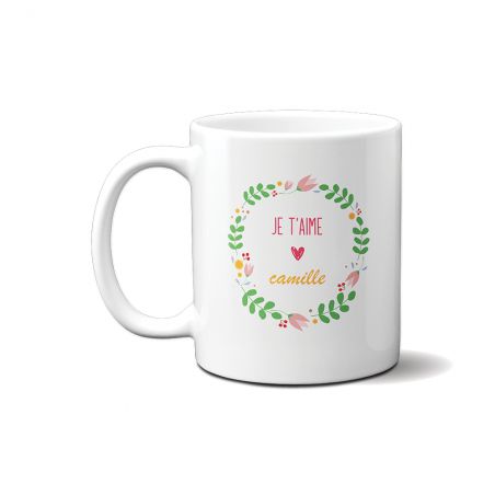 Classic customizable ceramic mug - Grandma of love