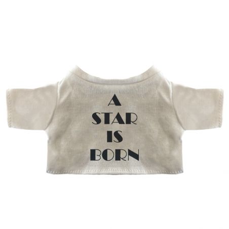 Peluche personnalisée animal pour bébé · A star is born | Élan