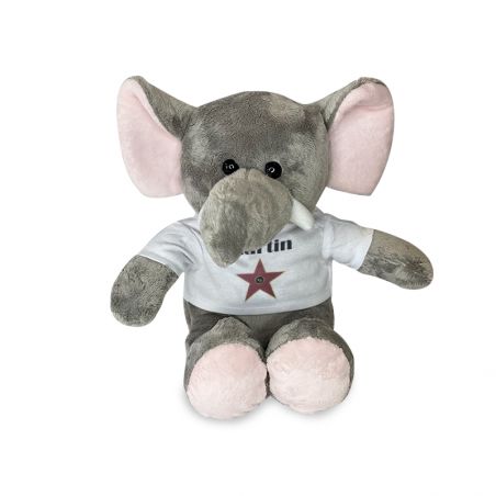 Peluche personnalisée animal pour bébé · A star is born | Éléphant