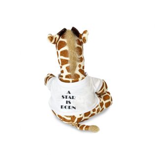 Peluche personnalisée animal pour bébé · A star is born | Girafe