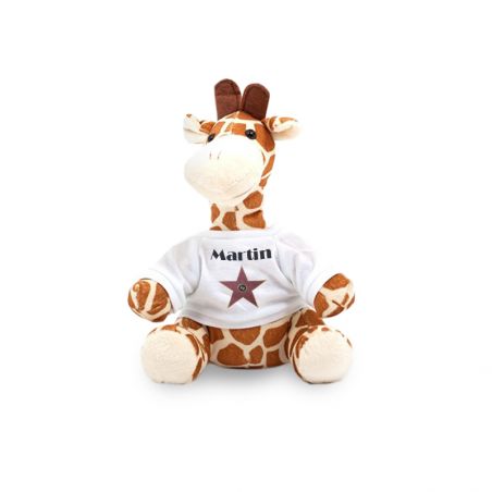 Personalized animal plush toy for baby · A star is born | Giraffe