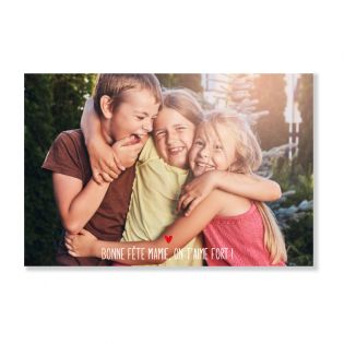 Aluminum Photo Plaque · Grandma Photo Decoration Gift | 20 x 30 cm