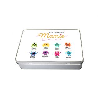 Personalized Granny's Monsters aluminum storage box