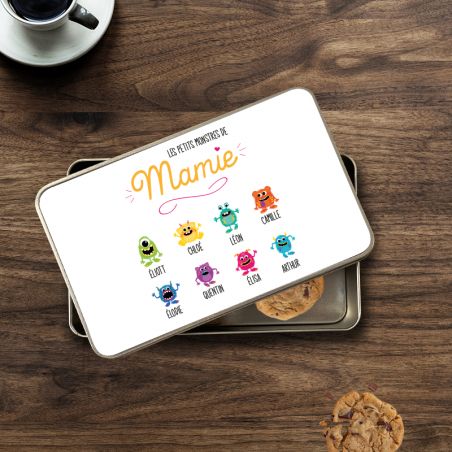 Personalized Granny's Monsters aluminum storage box