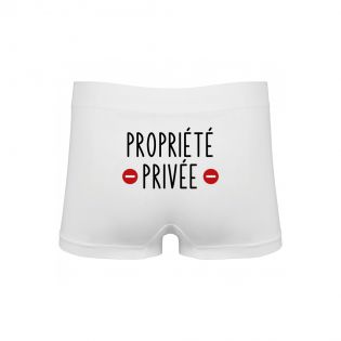 Humorous personalized boxer shorts with first name - Private Property Model