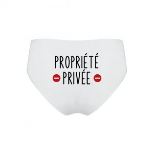 Humorous personalized panties with first name - Private Property Model