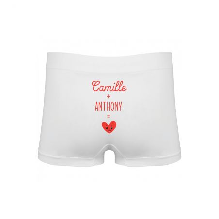 Humorous personalized boxer shorts with first name - Fruits model