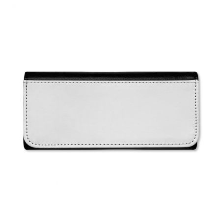 Customizable faux leather glasses case with Text and Photo