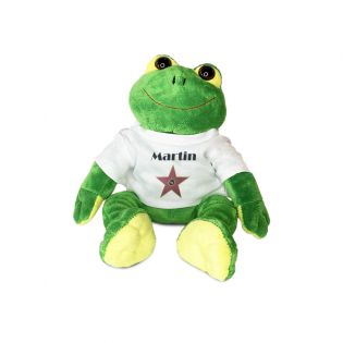 Personalized animal plush toy for baby · A star is born | Frog