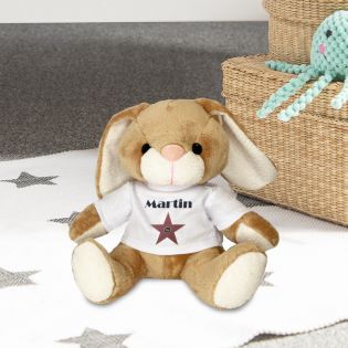 Personalized animal plush toy for baby · A star is born | Rabbit