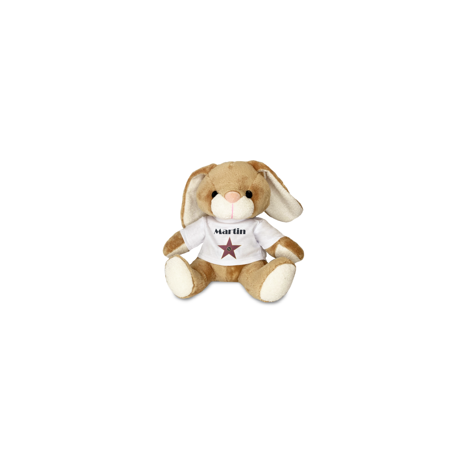 Peluche personnalisée animal pour bébé · A star is born | Lapin