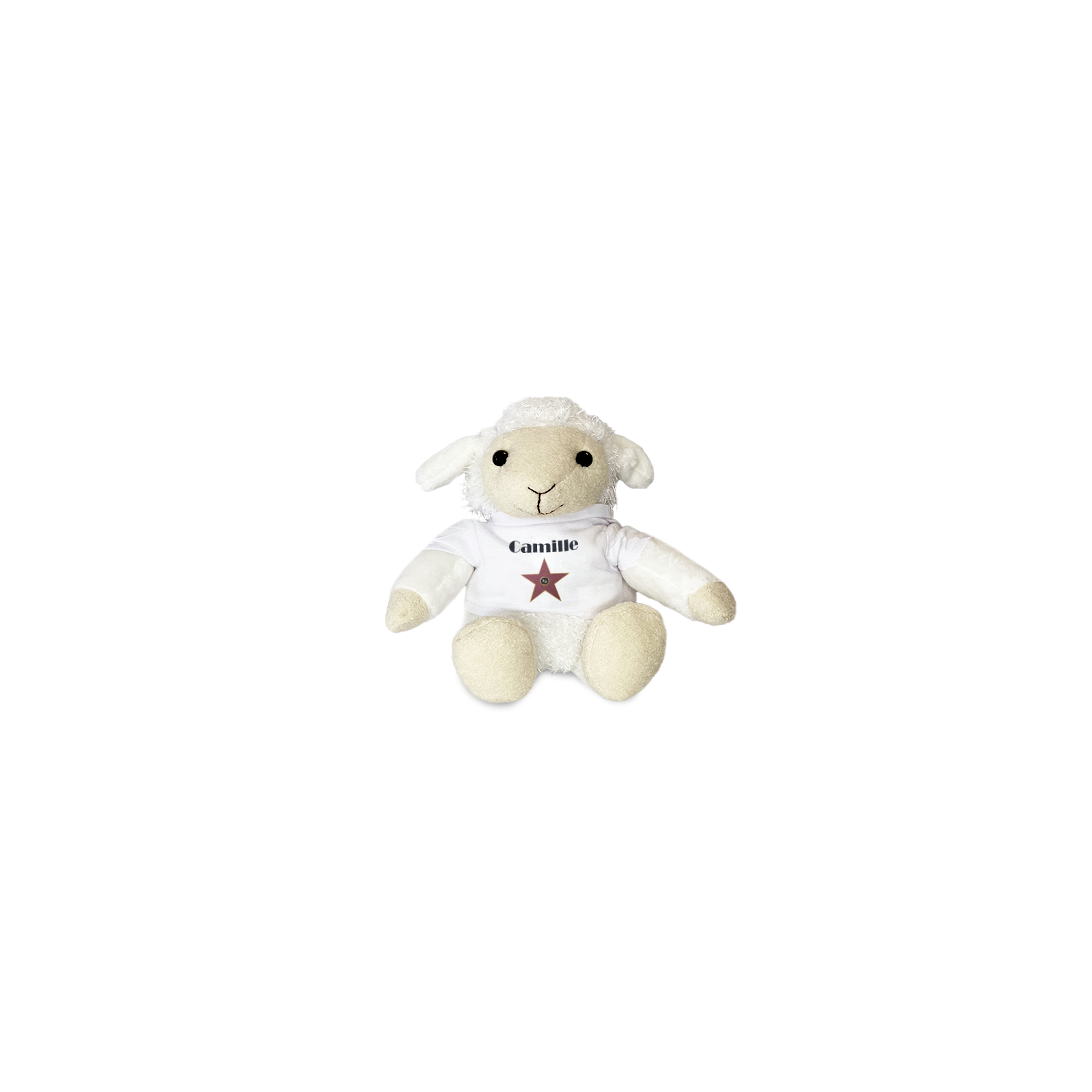 Personalized animal plush toy for baby · A star is born | Sheep