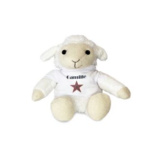 Personalized animal plush toy for baby · A star is born | Sheep