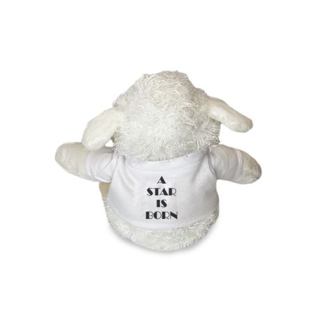 Personalized animal plush toy for baby · A star is born | Sheep