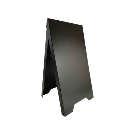 Black plastic sidewalk easel