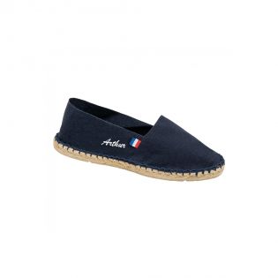 Espadrilles mixtes personnalisables avec broderie | Bleu Marine