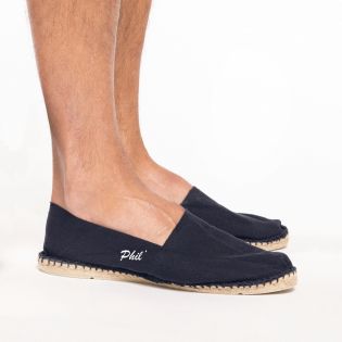 Espadrilles mixtes personnalisables avec broderie | Bleu Marine