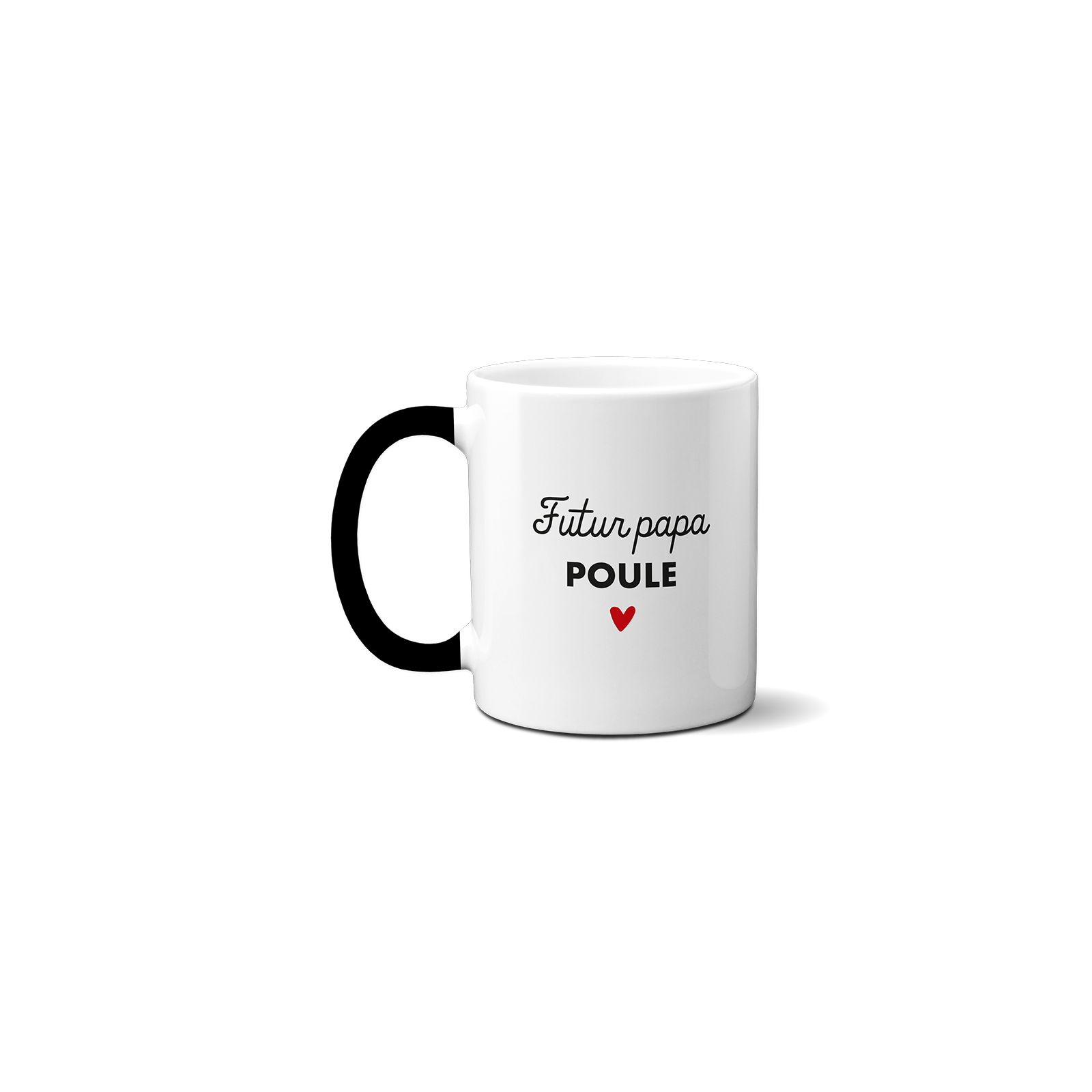 Mug magique surprise thermoréactif personnalisable avec photo échographie · Cadeau annonce grossesse