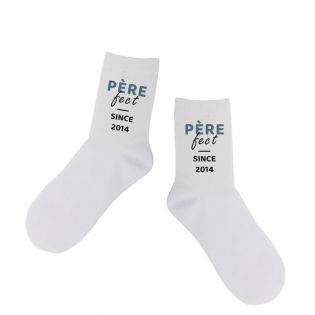 Pair of Personalized Socks Text · Father-fect · Dad's Birthday Gift or Father's Day