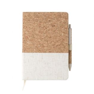 Super Maître notebook · Original end-of-year school gift · Personalized cork cover + pens