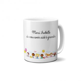 Mug Merci nounou"Merci de nous avoir fait grandir"