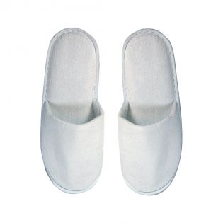 Pair of personalized slippers Text and Photo