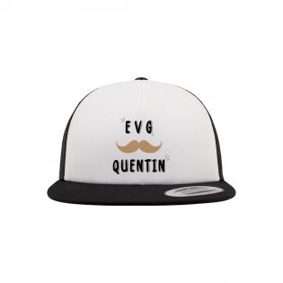 Casquette foam trucker réglable personnalisable avec texte et photo