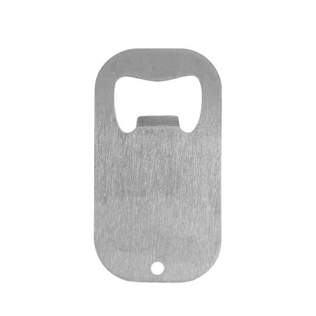 Rectangular bottle opener - personalized rounded corners