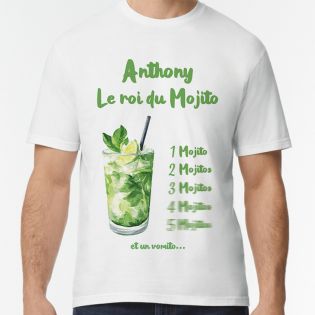 Personalized MOJITO humorous t-shirt | Man