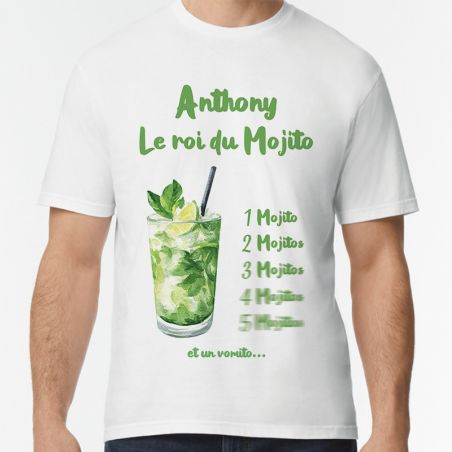 Tee-shirt humoristique MOJITO personnalisé | Homme