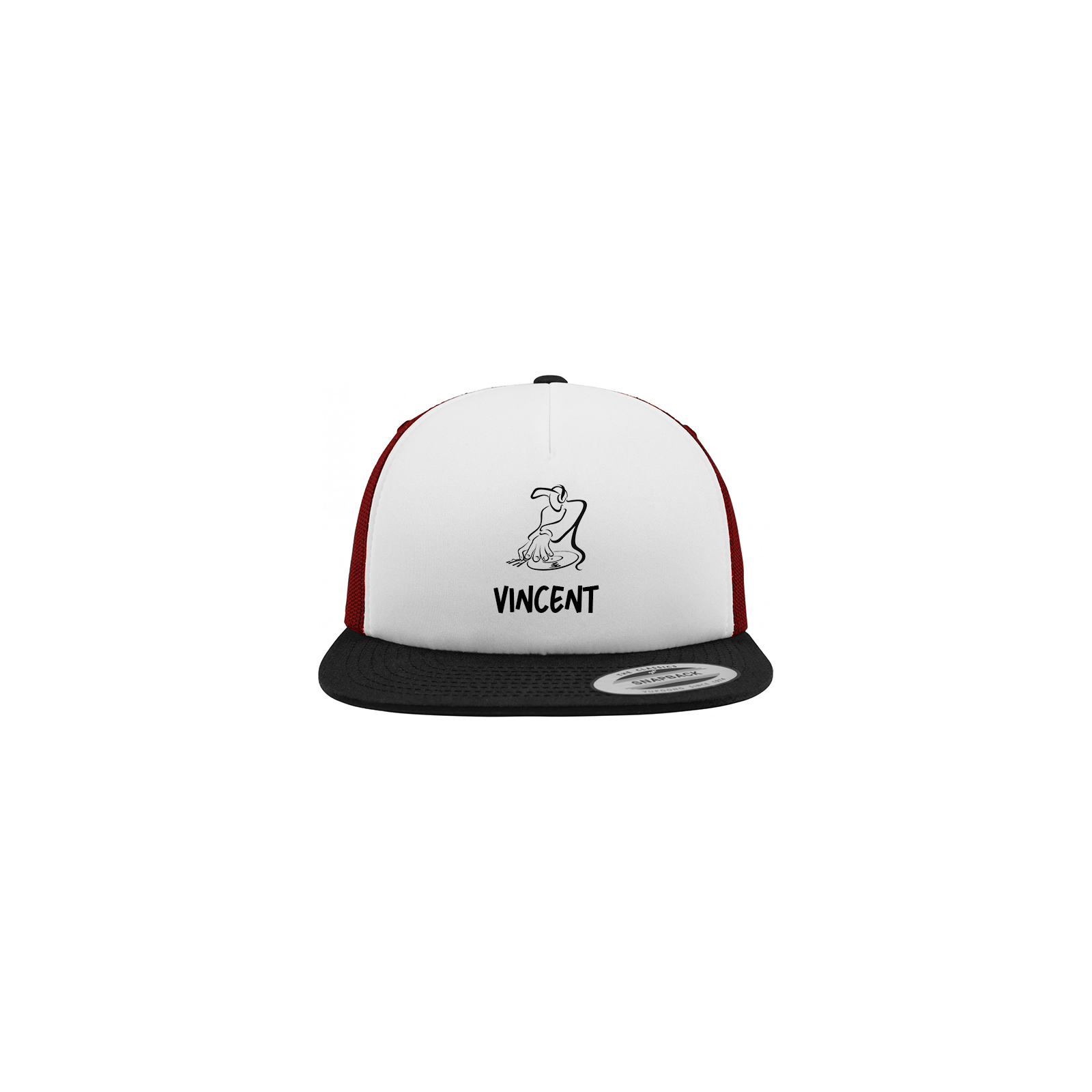 Casquette snapback foam trucker réglable personnalisable avec texte et photo · Idée cadeau accessoire Homme tendance