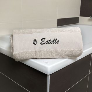 Embroidered Bath Towel | 100 x 150 cm