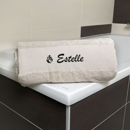 Embroidered Bath Towel | 100 x 150 cm