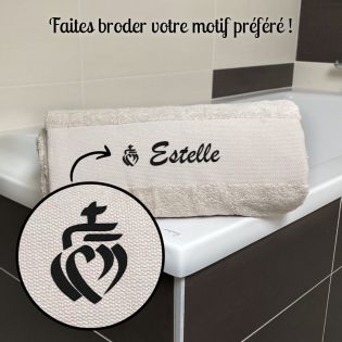 Embroidered Bath Towel | 100 x 150 cm