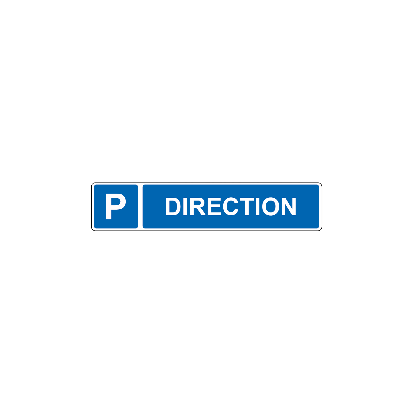 Panneau de signalisation pour parking · Stationnement réservé à la direction · Signalétique extérieure magasin ou entreprise